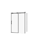 Zitta Alta 60 x 32-Inch Shower Door Matte Black Clear Glass DL16000WSTC71 - Image 2