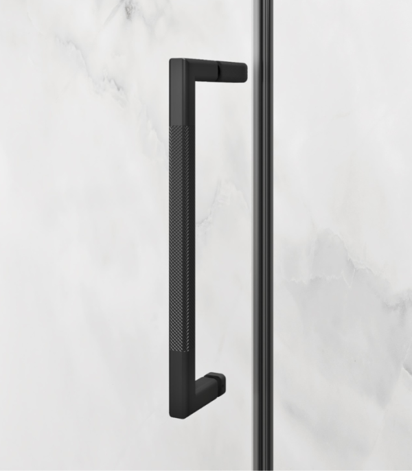 Zitta Alta 72 x 32-Inch Shower Door Matte Black Clear Glass DL17200ASTC71 - Image 3