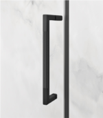 Zitta Alta 72 x 32-Inch Shower Door Matte Black Clear Glass DL17200WSTC71 - Image 3