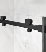 Zitta Alta 72 x 32-Inch Shower Door Matte Black Clear Glass DL17200WSTC71 - Image 4