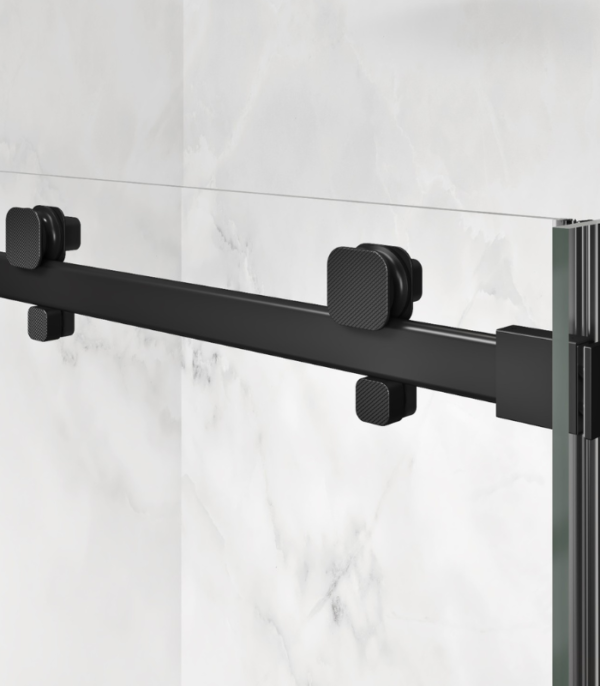 Zitta Alta 72 x 32-Inch Shower Door Matte Black Clear Glass DL17200WSTC71 - Image 4