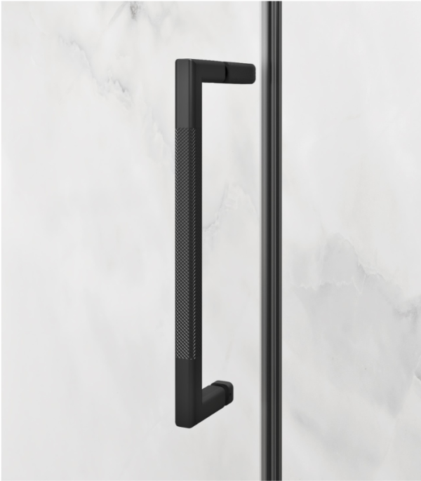 Zitta Alta 72 x 32-Inch Shower Door Matte Black Clear Glass DL17200WSTC71 - Image 3