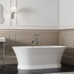 Zitta Antika 66 5/8 x 30 7/8 x 23 7/8-Inch Acrylic Freestanding Bathtub Glossy Matte White