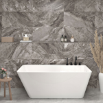 Zitta Artesio 59 3/4 x 31 5/8 x 22 7/8-Inch Acrylic Freestanding Bathtub Matte White Right Drain
