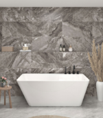 Zitta Artesio+ 59 3/4 x 31 5/8 x 22 7/8-Inch Acrylic Freestanding Bathtub Glossy White Right Drain - Image 3