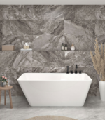 Zitta Artesio 59 3/4 x 31 5/8 x 22 7/8-Inch Acrylic Freestanding Bathtub Matte White Right Drain - Image 3