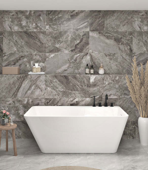 Zitta Artesio+ 59 3/4 x 31 5/8 x 22 7/8-Inch Acrylic Freestanding Bathtub Glossy White Right Drain - Image 3