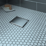 Zitta B1 Square Shower Drain Grate 6 x 6-Inch Stainless Steel Multiple Finishes