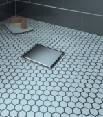 Zitta B1 Square Shower Drain Grate 6 x 6-Inch Stainless Steel Multiple Finishes