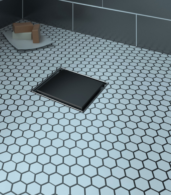 Zitta B1 Square Shower Drain Grate 6 x 6-Inch Stainless Steel Multiple Finishes - Image 3