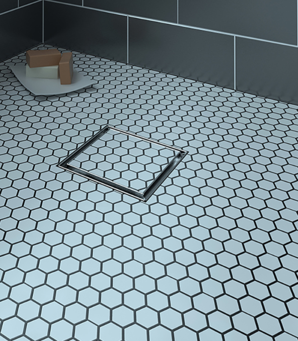 Zitta B1 Square Shower Drain Grate 6 x 6-Inch Stainless Steel Multiple Finishes - Image 7