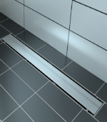 Zitta B1 Liner 24-Inch Reversible Linear Shower Drain Stainless Steel Multiple Finishes