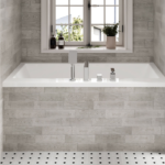 Zitta Balla II 59 1/2 x 31 5/8 x 18 1/4-Inch Acrylic Drop-In Bathtub Glossy White ZOEMBL6032D1T