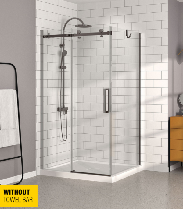 Zitta Bellini Right Door Corner Return Sliding Shower Door 48 x 32-Inch - Image 6