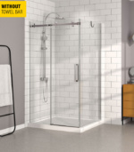 Zitta Bellini Right Door Return Panel Sliding Shower Door 48 x 36-Inch