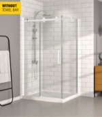 Zitta Bellini Right Door Return Panel Sliding Shower Door 48 x 36-Inch - Image 5