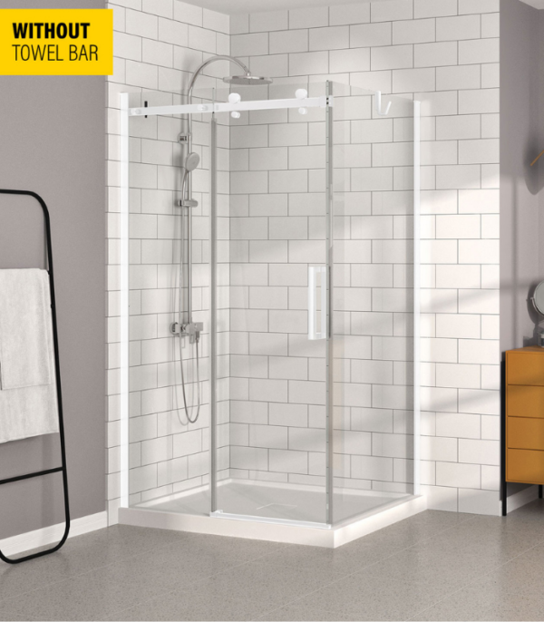 Zitta Bellini Right Door Return Panel Sliding Shower Door 48 x 36-Inch - Image 5