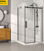Zitta Bellini Right Wall Left Door Return Shower Door 48 x 42-Inch