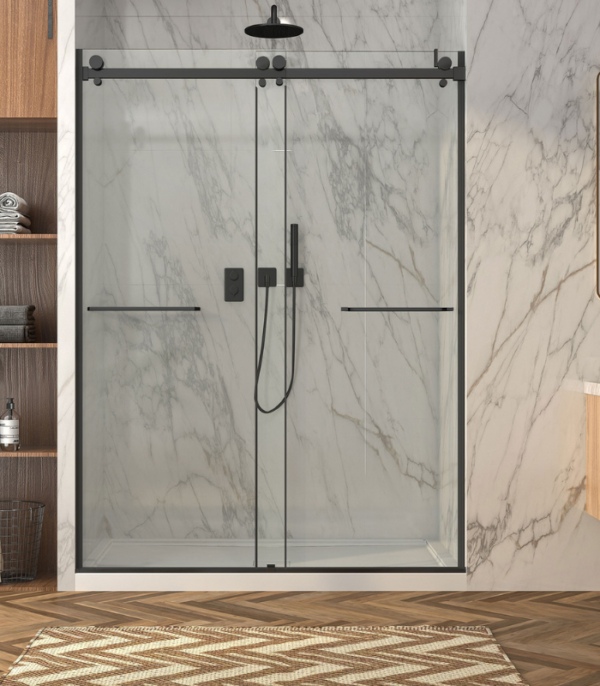 Zitta Bellini 2.0 Alcove Bypass Double Sliding Shower Door 60-Inch - Image 6