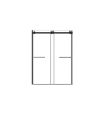 Zitta Bellini 2.0 Alcove Bypass Double Sliding Shower Door 60-Inch - Image 2