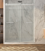 Zitta Bellini 2.0 Alcove Bypass Double Sliding Shower Door 60-Inch - Image 4