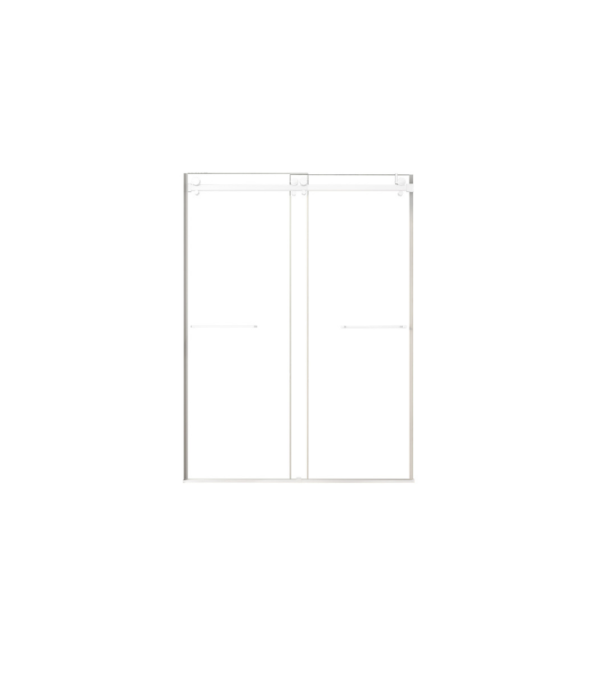 Zitta Bellini 2.0 Alcove Bypass Double Sliding Shower Door 60-Inch - Image 3