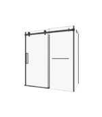 Zitta Bellini Left Door Corner Bathtub Door 60 x 32-Inch - Image 2
