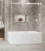 Zitta Bellini Right Door Corner Bathtub Door 60 x 32-Inch