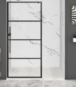 Zitta Bianzo 36 x 96-Inch Aluminum Wall White Marble M36963A02ZM