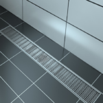Linear Shower Drain 54-Inch Stainless Steel Linear Pattern
