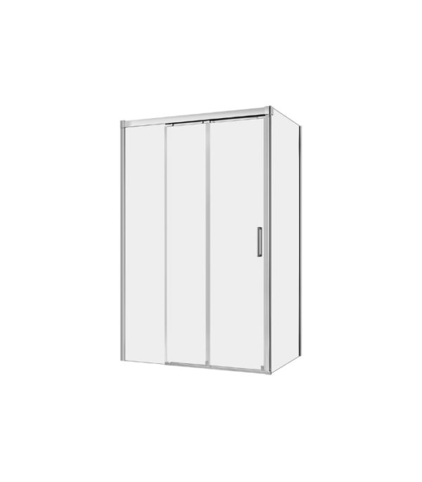 Zitta Caldara Left Wall Right Door Return Sliding Shower Door 54 x 32-Inch Chrome - Image 2