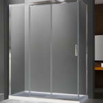 Zitta Caldara Left Wall Right Door Corner Shower Door 60 x 32-Inch Chrome