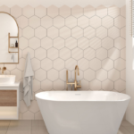 Zitta Celio 60 x 30 11/16 x 23 5/8-Inch Acrylic Oval Freestanding Bathtub Glossy Matte White