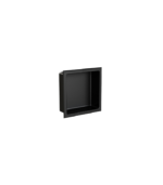 Zitta Collection 12 x 12-Inch Stainless Steel Shower Niche Brushed Matte Black - Image 2