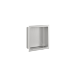 Zitta Collection 12 x 12-Inch Stainless Steel Shower Niche Brushed Matte Black