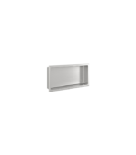 Zitta Collection 12 x 24-Inch Stainless Steel Shower Niche Matte Black Brushed - Image 2