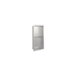 Zitta Collection 24 x 12-Inch Stainless Steel Shower Niche Brushed Matte Black