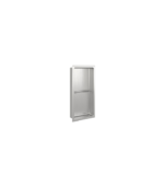 Zitta Collection 24 x 12-Inch Stainless Steel Shower Niche Brushed Matte Black