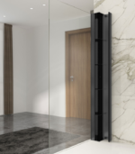 Zitta Collection 73-Inch Corner Storage Unit Matte Black ACC00170 - Image 5