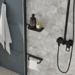 Zitta Collection PA010107 76-Inch Wall Shelf Profile Matte Black