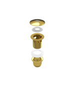 Zitta Collection Bathtub Drain 24K Gold ACC00010 - Image 3