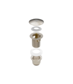 Zitta Collection Bathtub Drain Brushed Nickel ACC00009 - Image 2