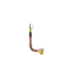 Zitta Collection Bathtub Waste Overflow Drain Chrome Brushed & Nickel