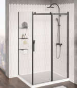 Zitta Collection AS005807 Washcloth Holder Shelf Matte Black - Image 2