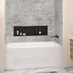 Zitta Grezio 36 x 76-Inch Aluminum Wall Concrete Imitation M36763A01ZM