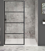 Zitta Grezio 36 x 96-Inch Aluminum Wall Concrete Imitation M36963A01ZM