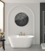 Zitta Humda+ 60 x 30 11/16 x 23 5/8-Inch Acrylic Freestanding Bathtub with Removable Apron