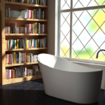 Zitta Kanwa 54 3/8 x 26 3/4 x 30 3/4-Inch Acrylic Freestanding Bathtub Glossy Matte White