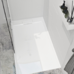 Zitta Liss 60 x 32-Inch Custom Shower Base Glossy White B6032LREG1CU