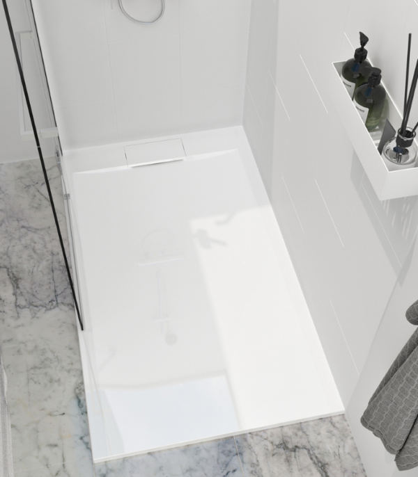 Zitta Liss 60 x 32-Inch Custom Shower Base Glossy White B6032LREG1CU - Image 2